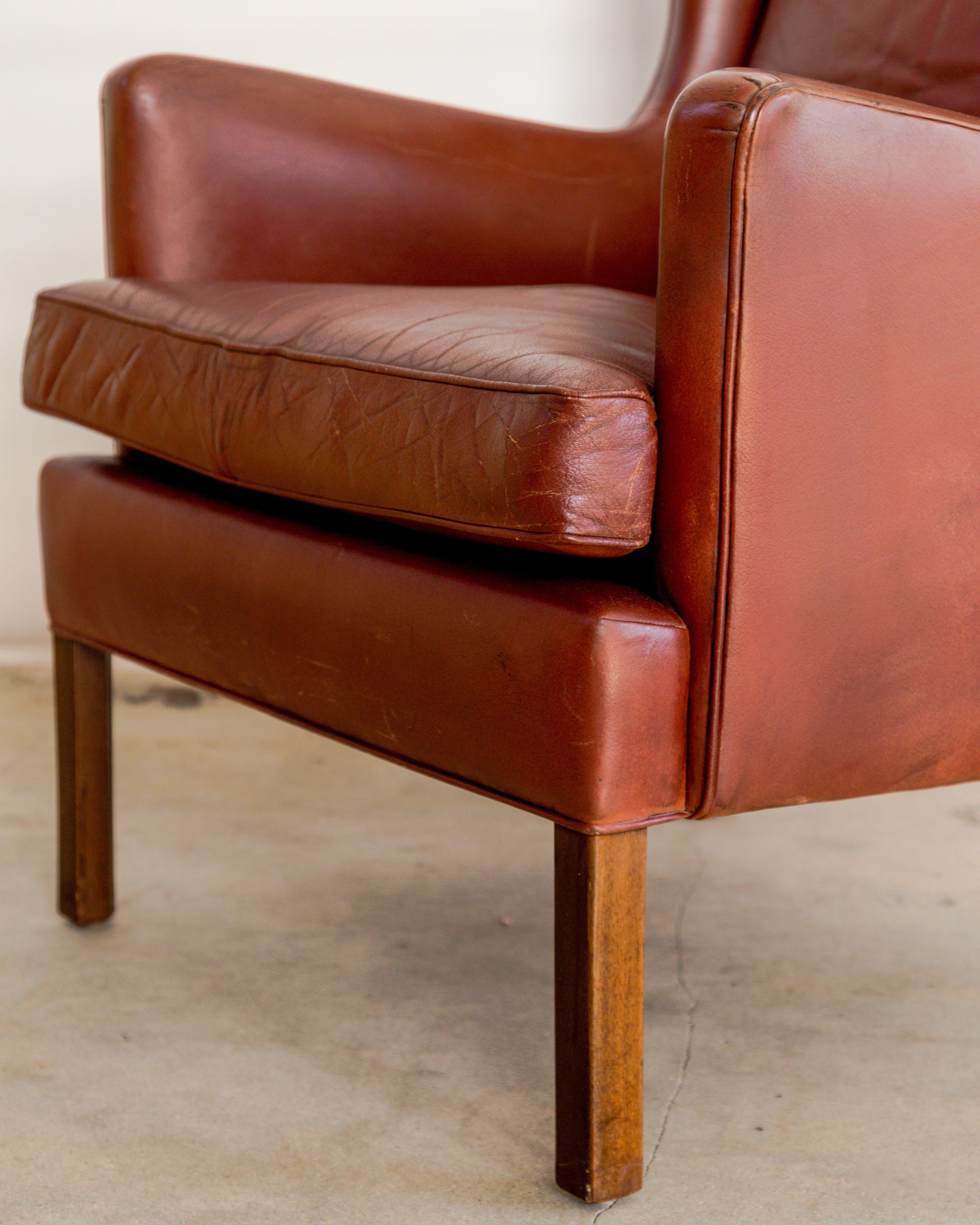 Borge Mogensen  Wing Chair For Sale 2