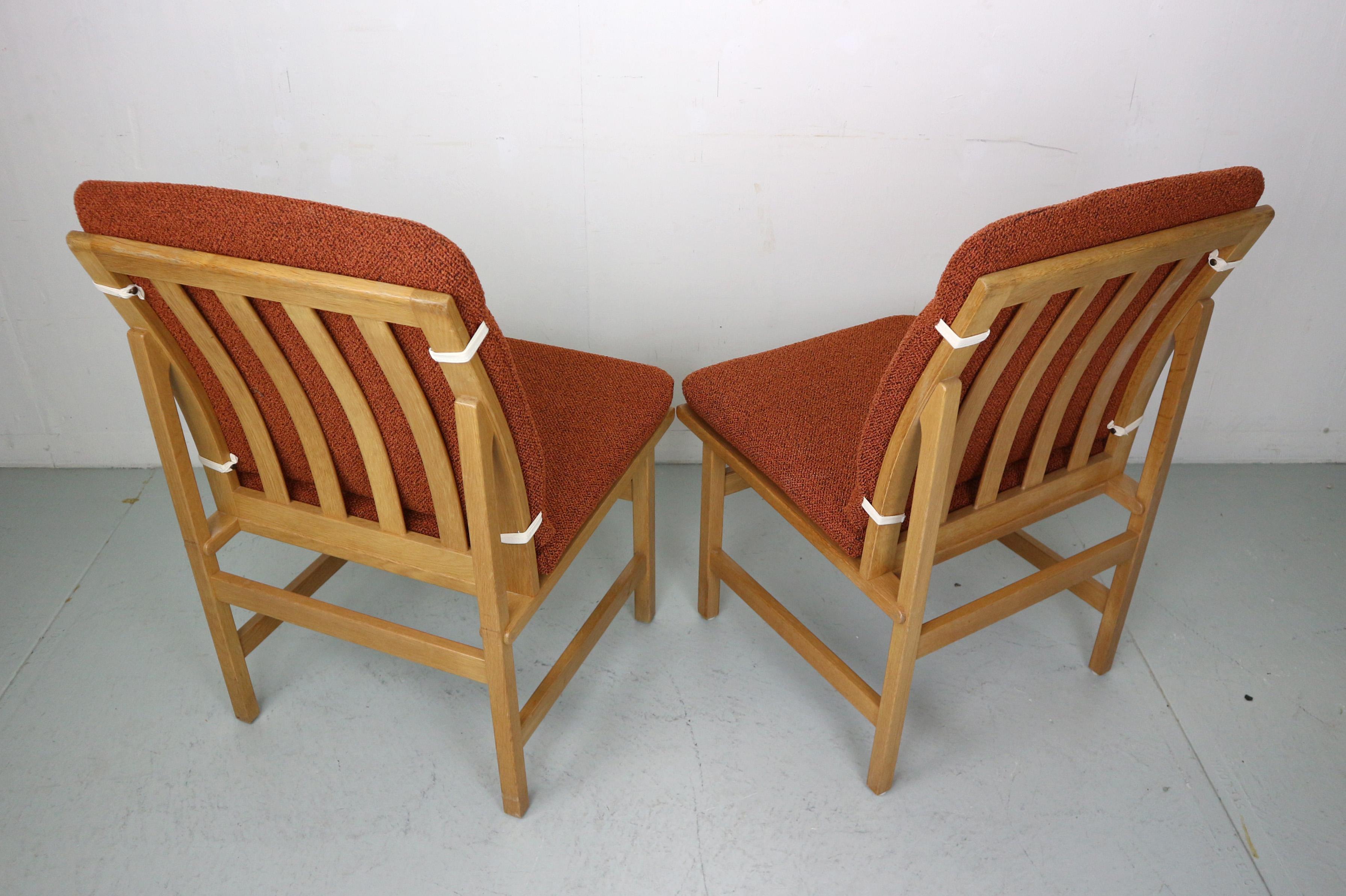 Mid-20th Century Borge Mogenson set of side chairs, model 3232   For Sale