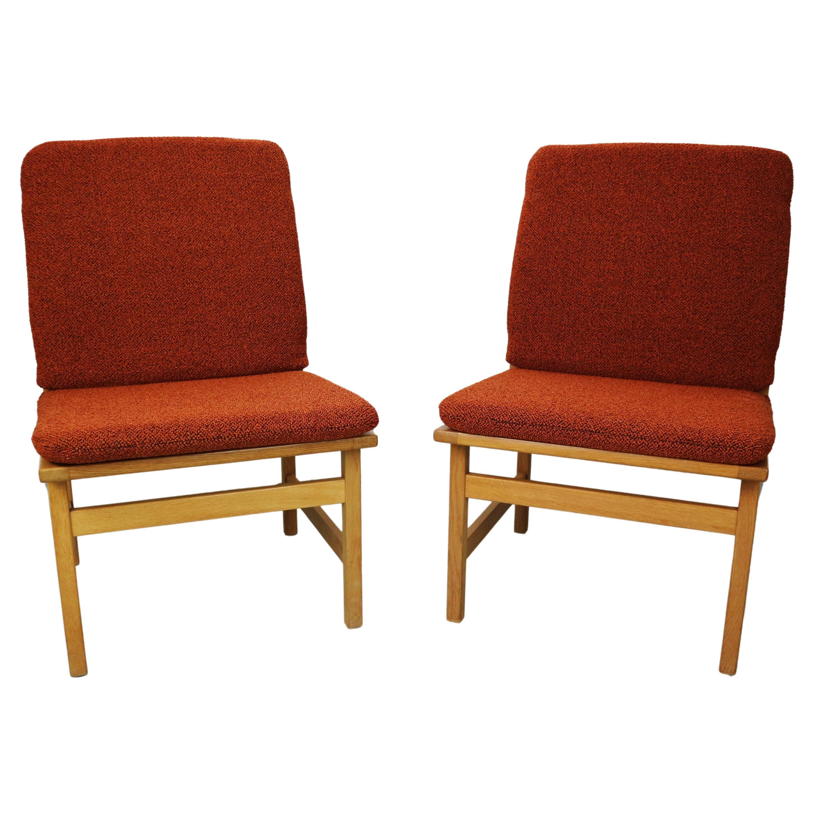 Borge Mogenson set of side chairs, model 3232   For Sale