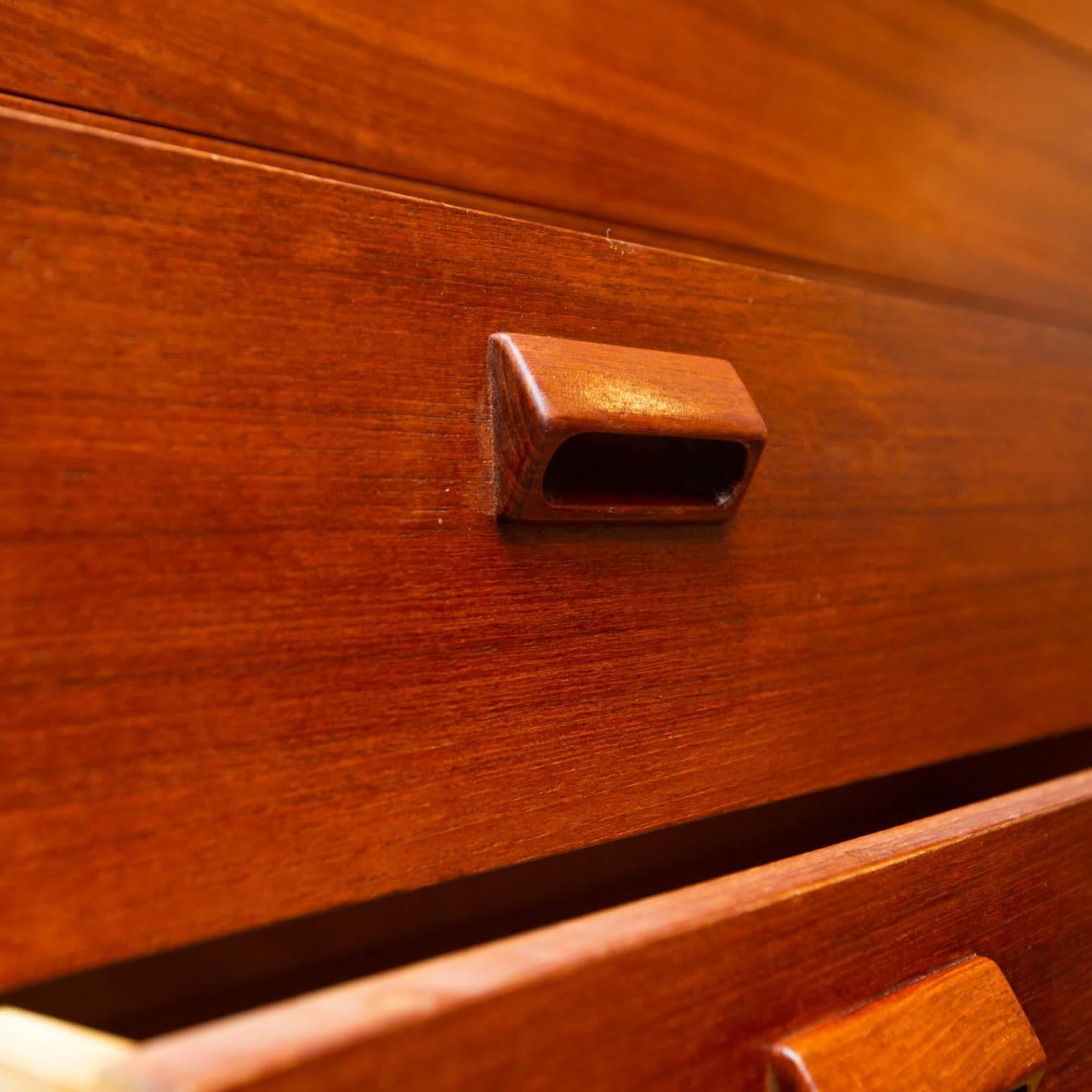 Borge Morgensen Teak Chest on Chest In Good Condition In New London, CT