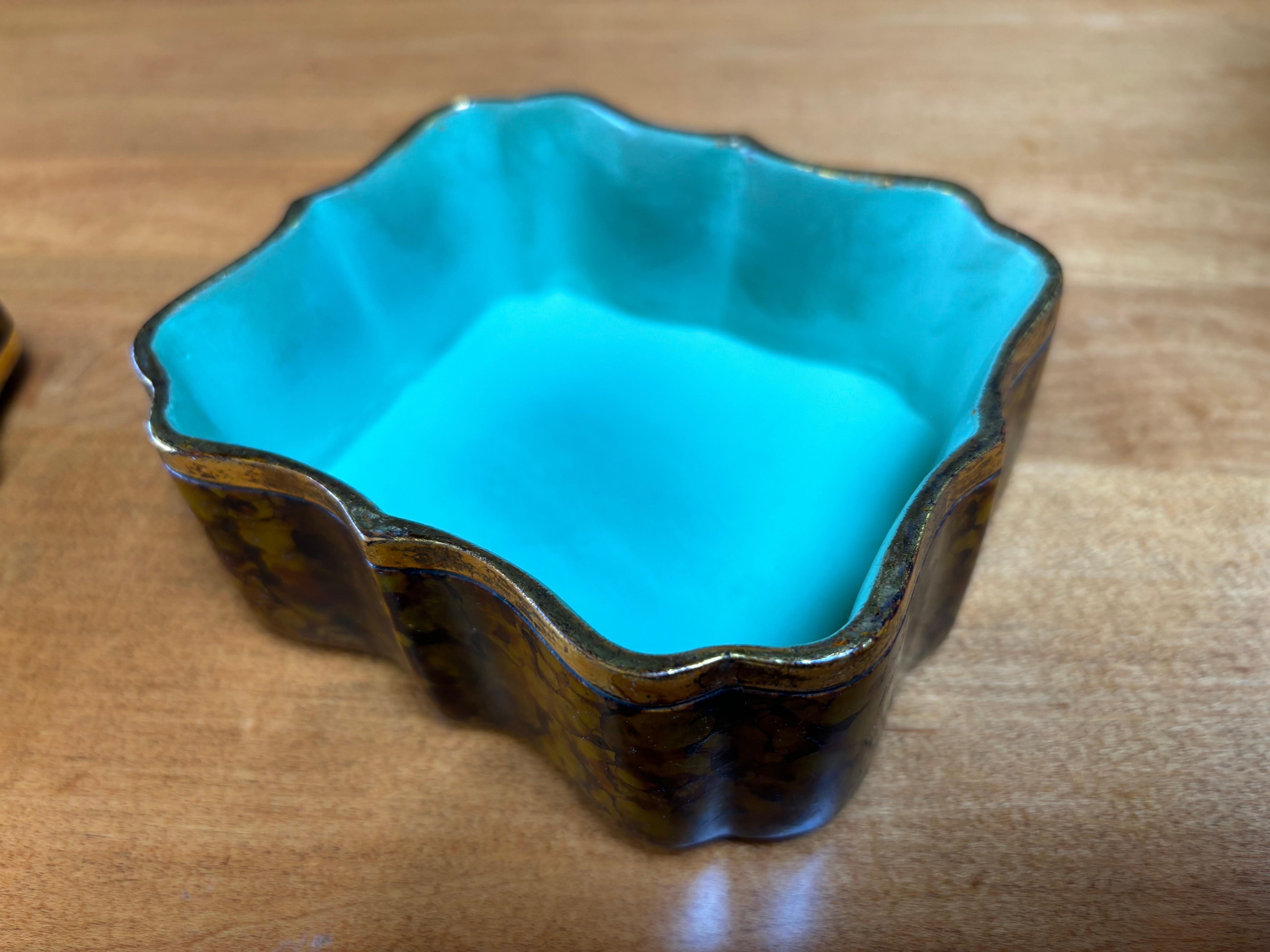 Italian Borghese Ceramic box For Sale
