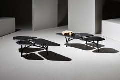 Borghese Coffee Table, Black Wood Top by Noé Duchaufour Lawrance for La Chance