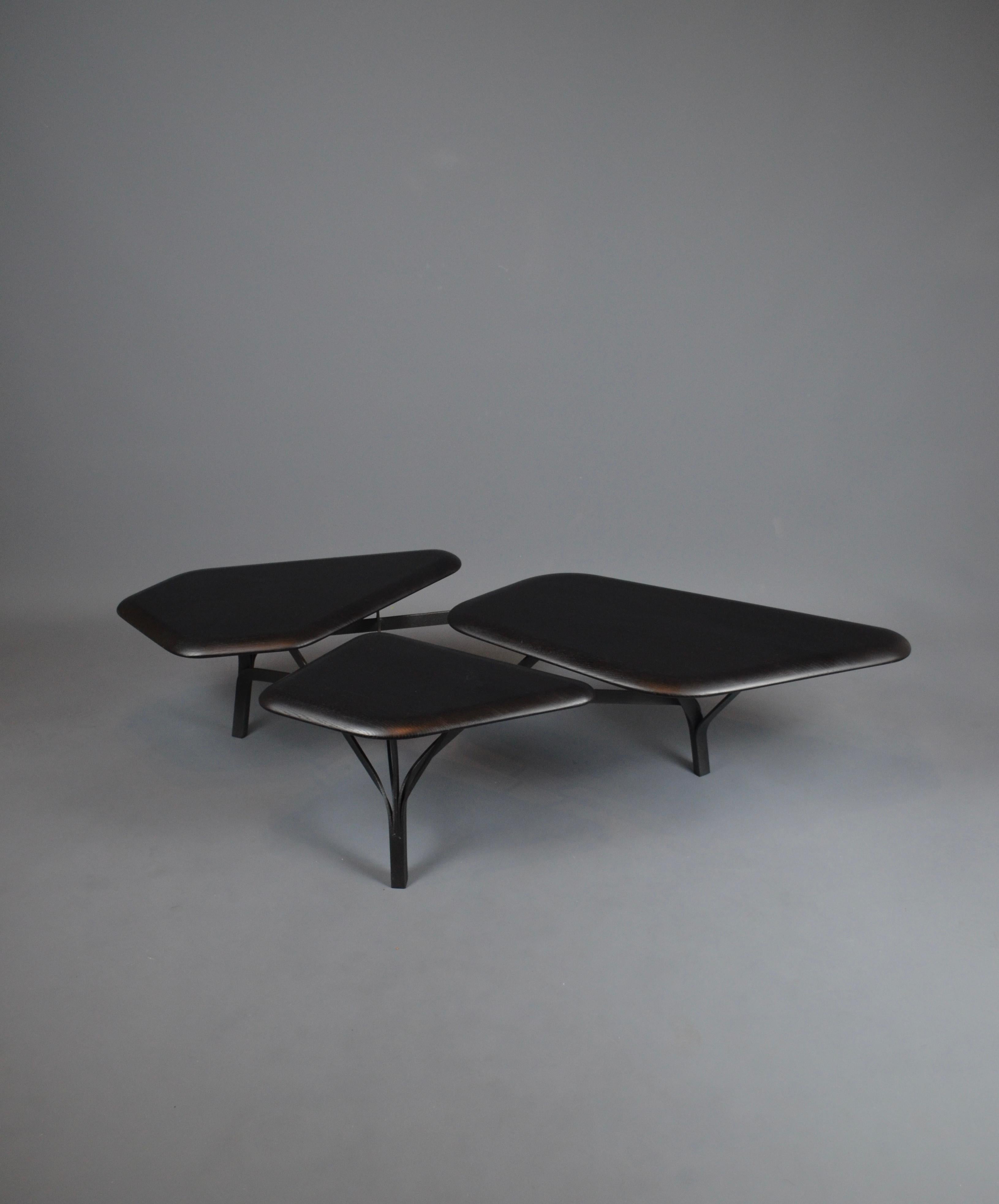 The Borghese coffee table, designed by French designer Noé Duchaufour-Lawrance, is a statement piece that seamlessly blends art and functionality. Inspired by the iconic umbrella pines of the Villa Borghese gardens in Rome, its organic and