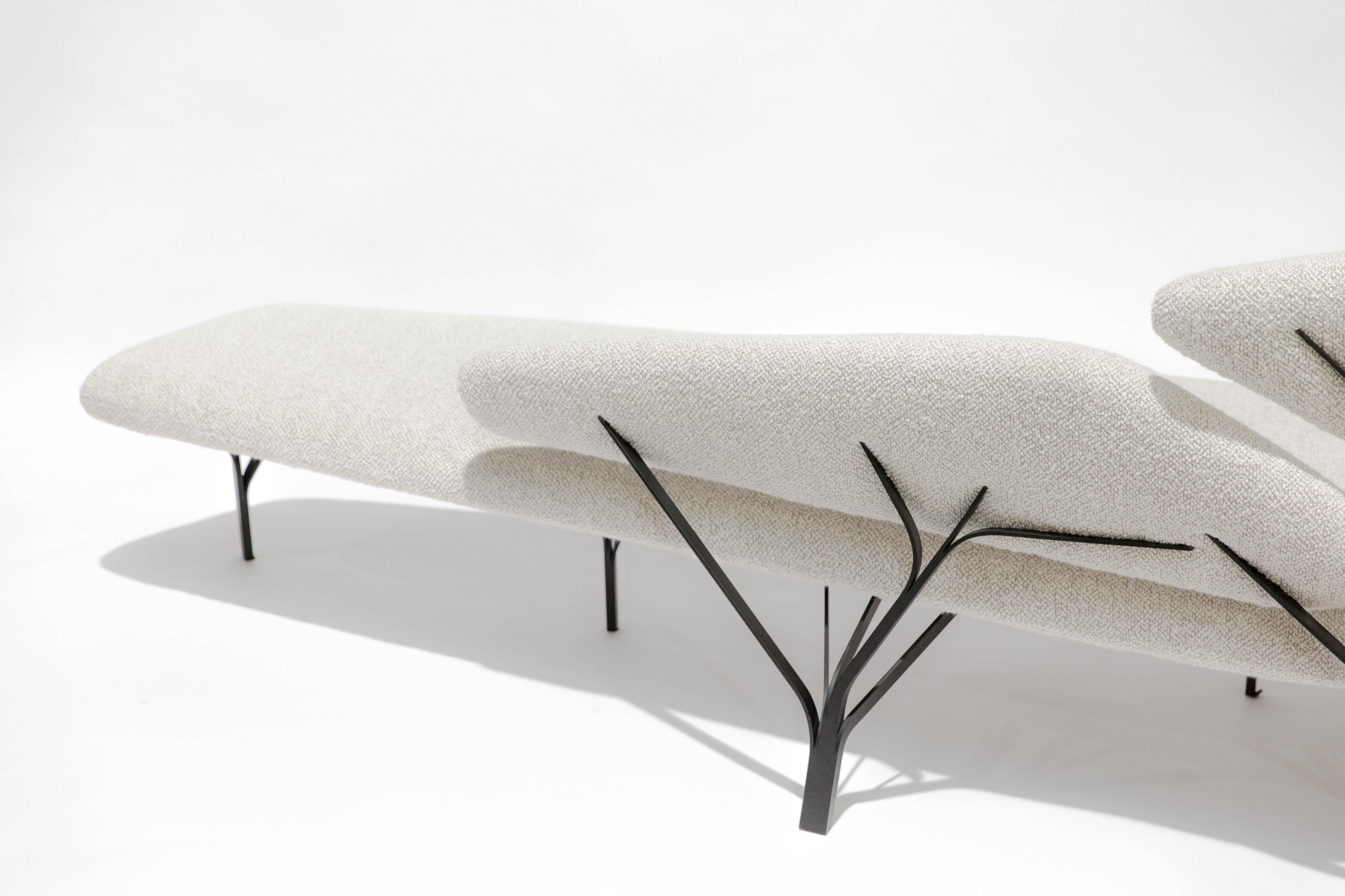 Organic Modern Borghese Sofa - Pierre Frey, 248cm by Noe Duchaufour Lawrence for La Chance For Sale