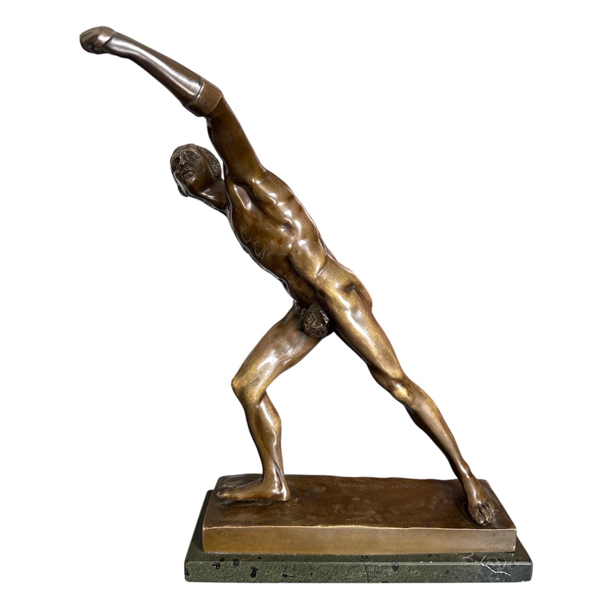Borghese warrior in bronze, ca. 1900 For Sale