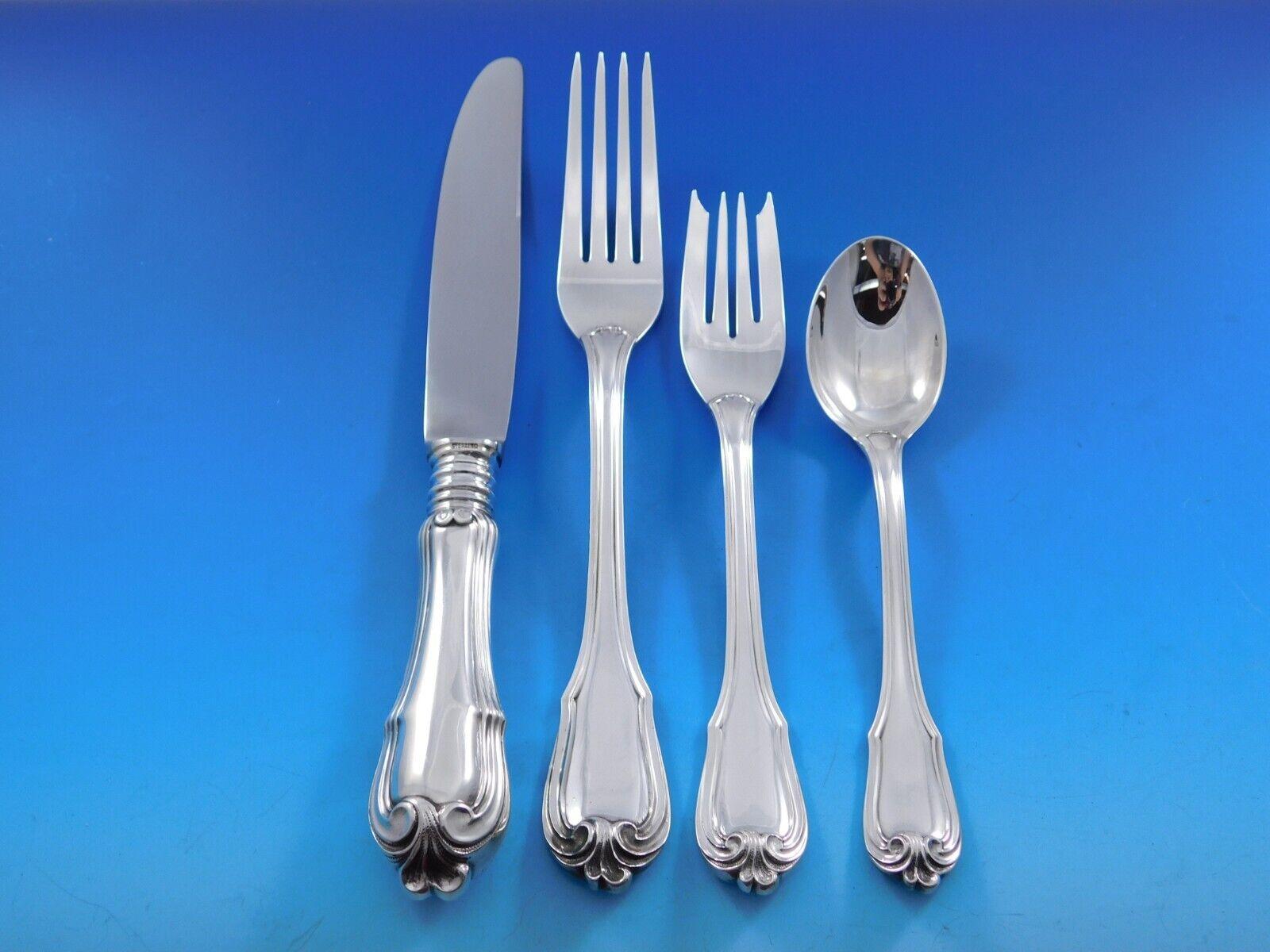 Borgia by Buccellati Italia Cubiertos de Plata de Ley Servicio de Cena de 4 piezas en Excelente estado para la venta en Big Bend, WI