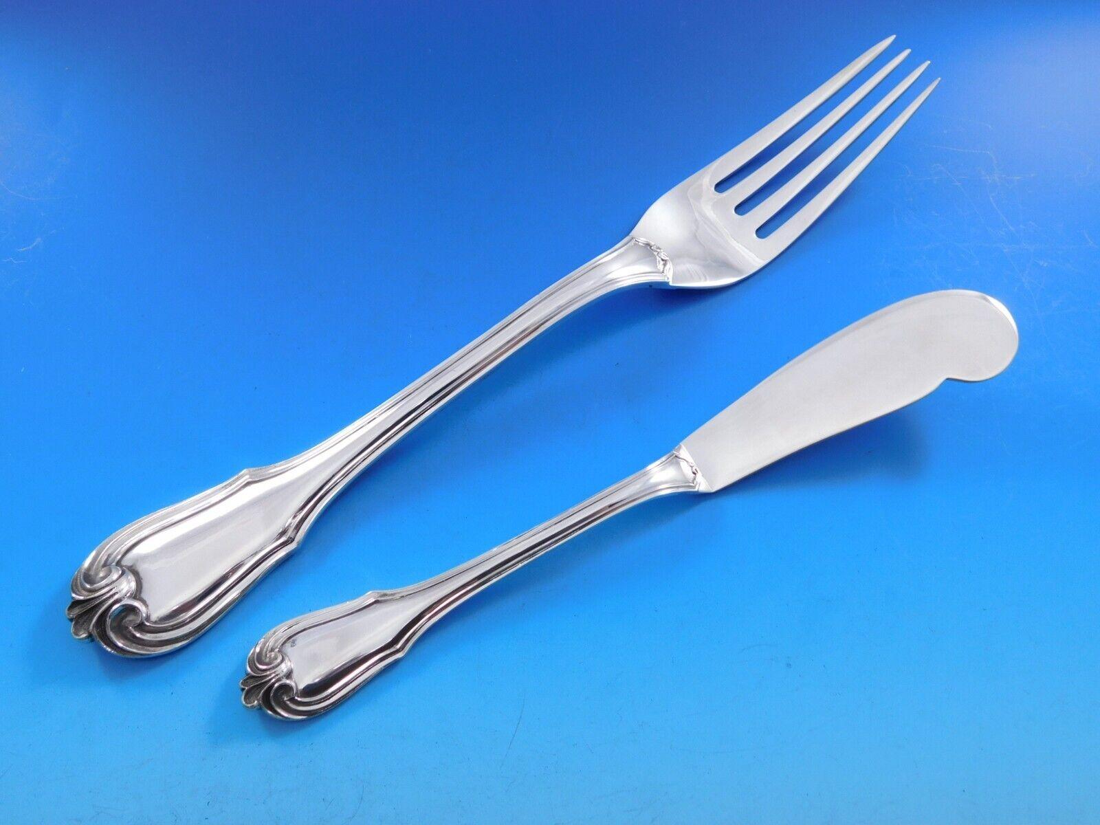 Borgia by Buccellati Italia Cubiertos de Plata de Ley Servicio de Cena de 4 piezas en venta 2
