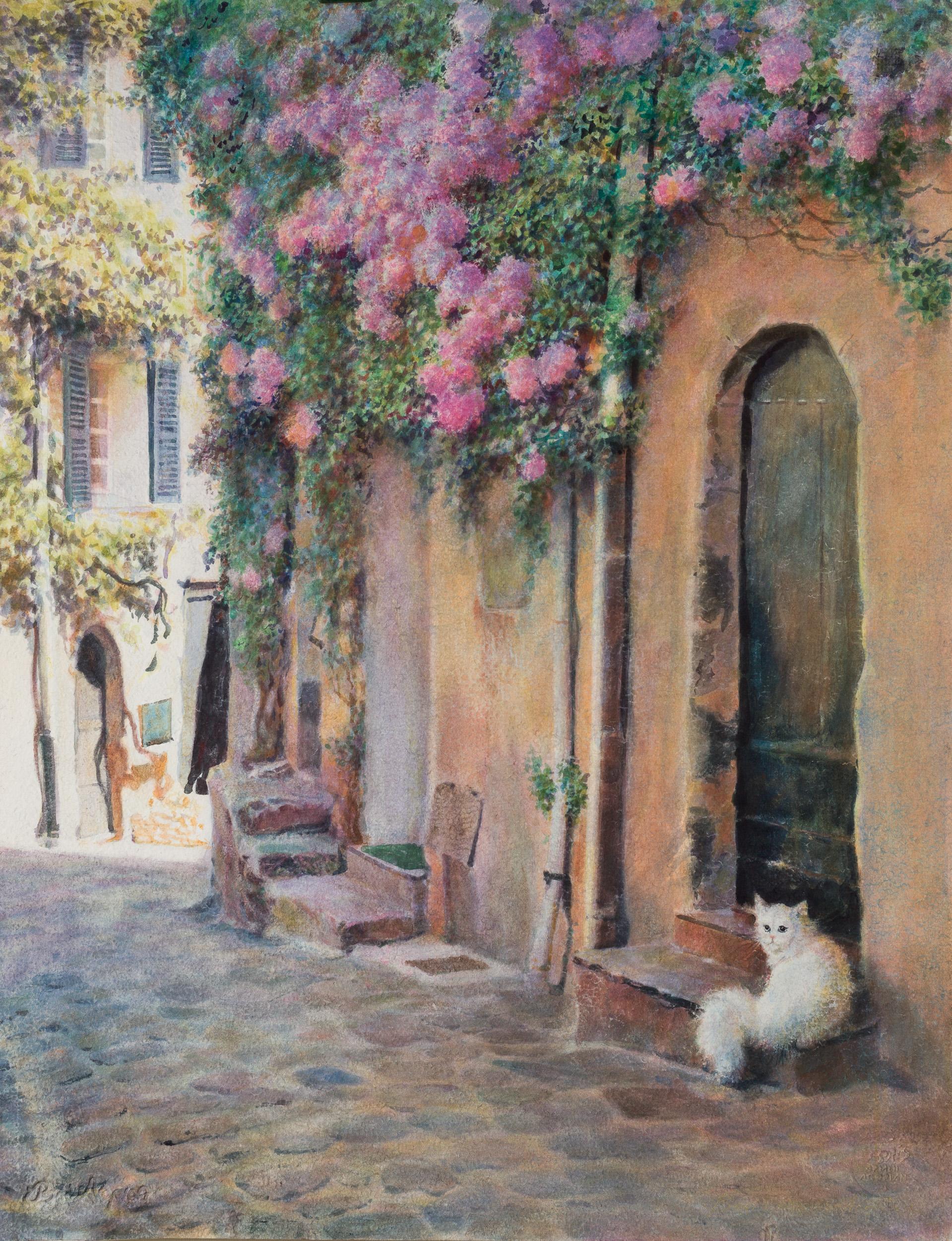 Alley in Ramatuelle - Art by Boris Akopian