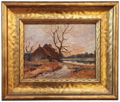 Autumn Landscape, Small Impressionist Painting, Impressionism, Fall Landscape