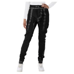 Boris Bidjan Saberi Black P14 Seam Taped Jeans Size XS