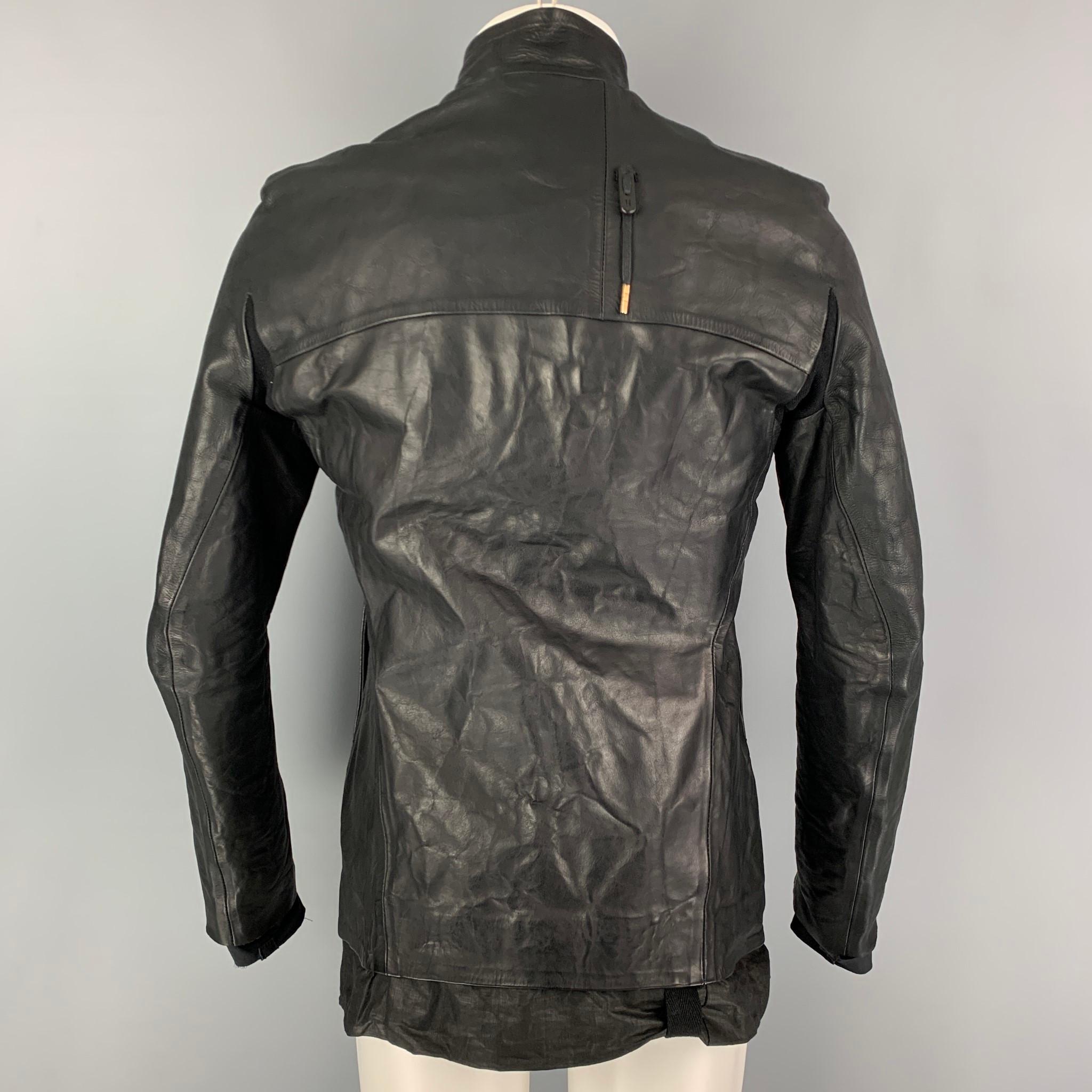 boris bidjan saberi leather jacket