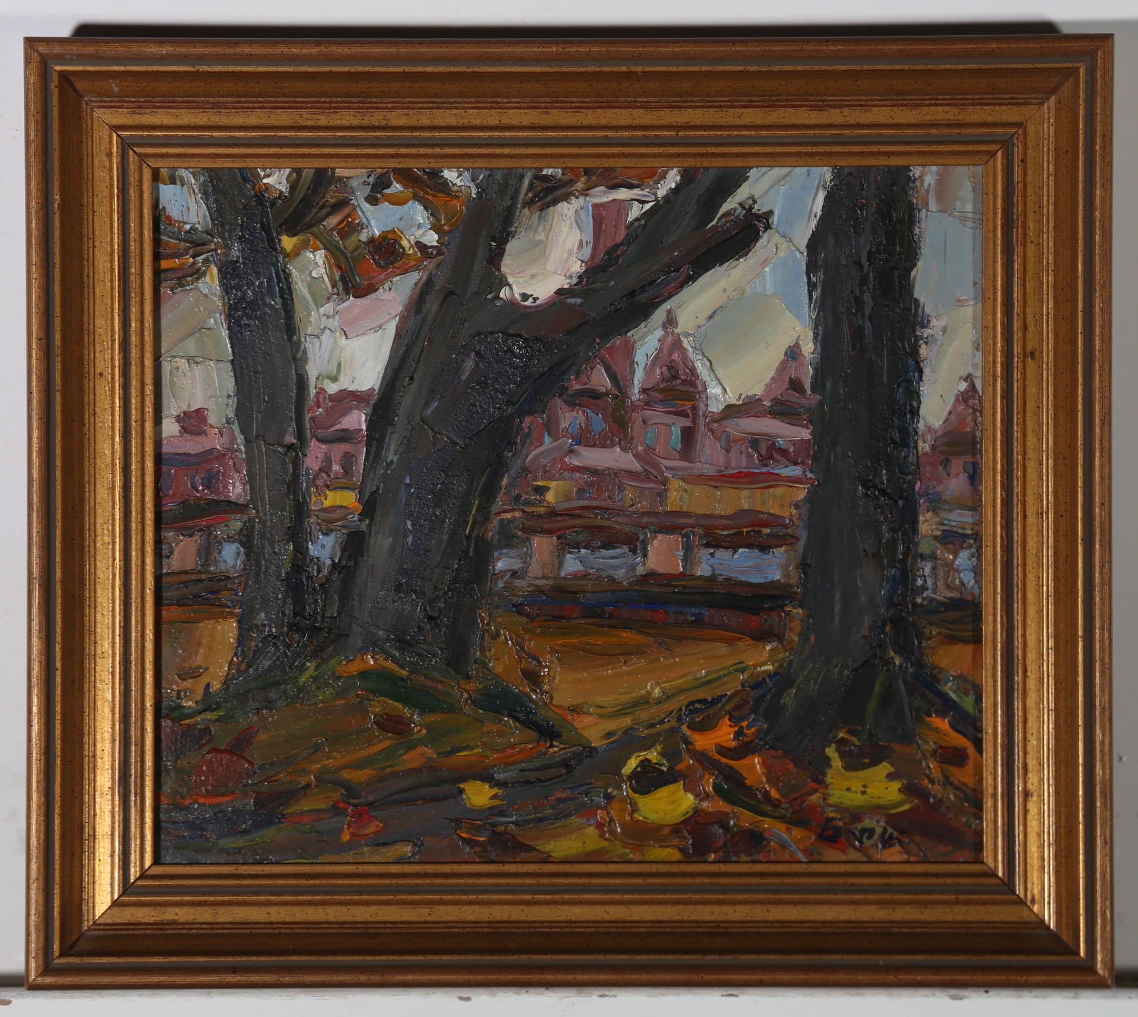 Boris Borsch (b.1948) - Framed Russian School 1999 Oil, Autumn Study For Sale 2