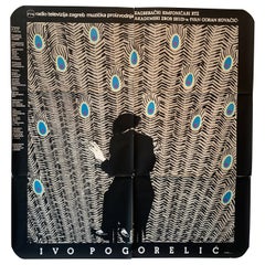 Boris Bucan Cartel Croata Vintage Original, "Ivo Pogorelic