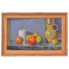 Boris Buchet - French - Still life painting of apples - Nature morte aux pommes