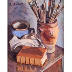 Nature morte française du 20e siècle "Nature Morte" de Boris Buchet