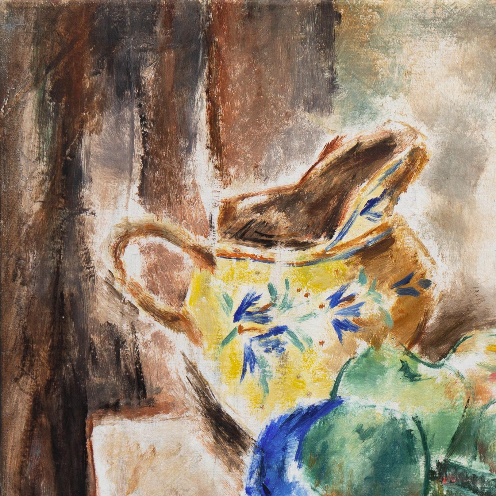 'Still Life', Carnegie, Biltmore, Mills College, CPLH, LACMA, WPA, Hollywood - Modern Painting by Boris Deutsch