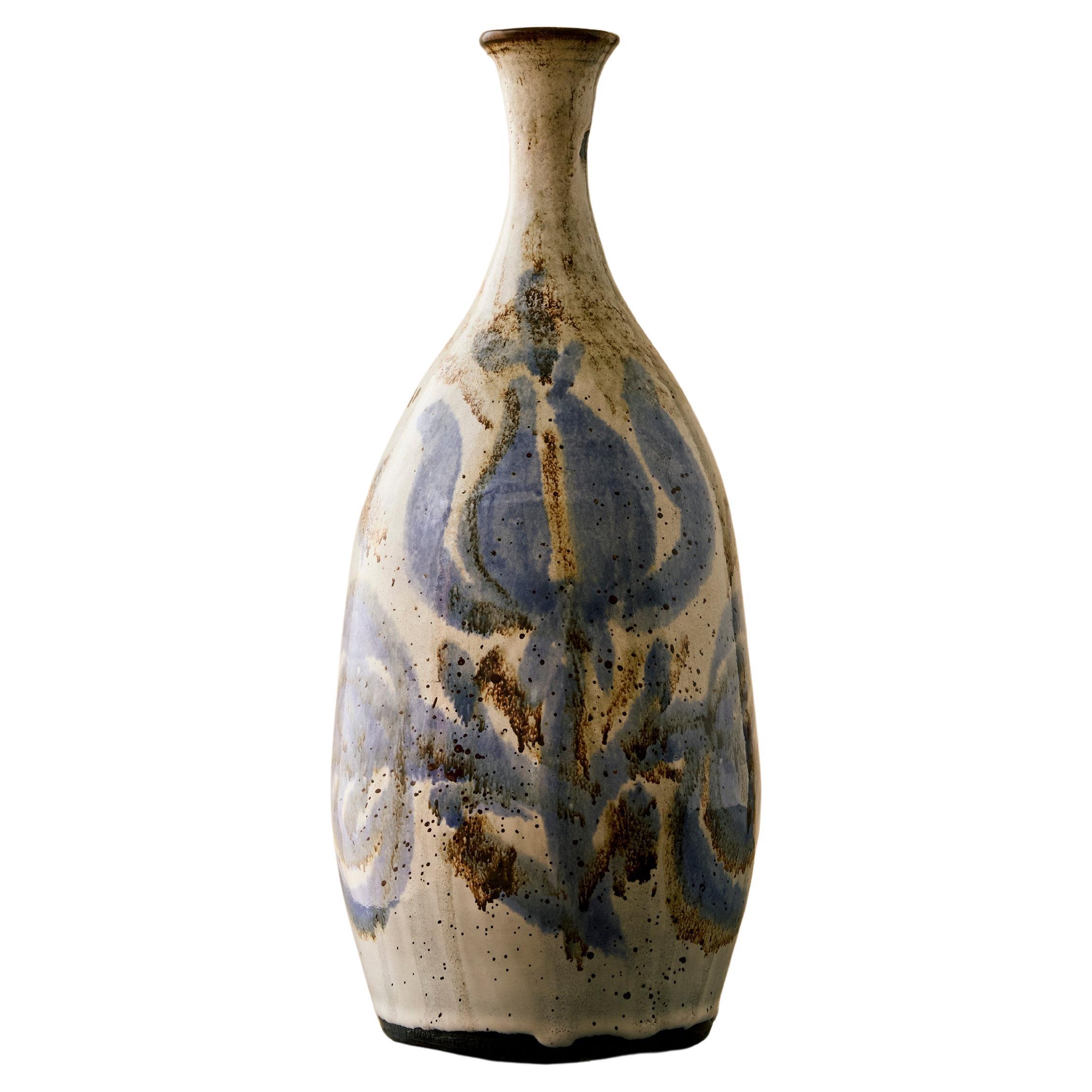 Boris Kassianoff Ceramic Floral Vase