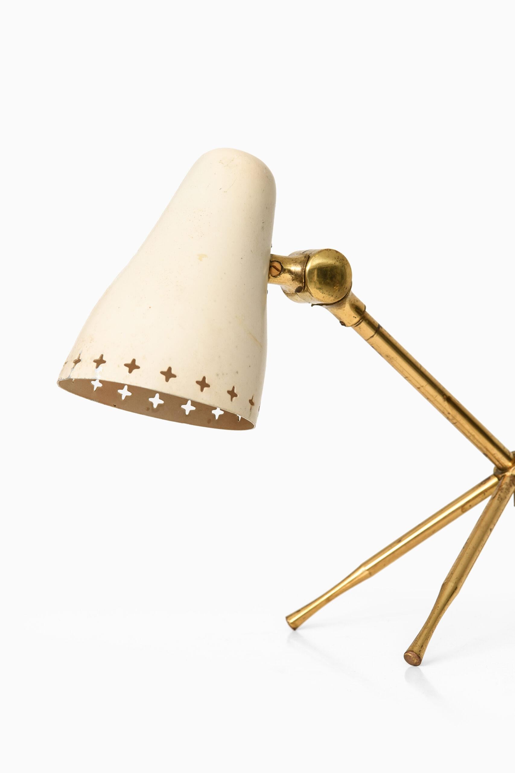 Scandinavian Modern Boris Lacroix Table Lamp / Wall Lamp Produced by Falkenbergs Belysning in Sweden For Sale