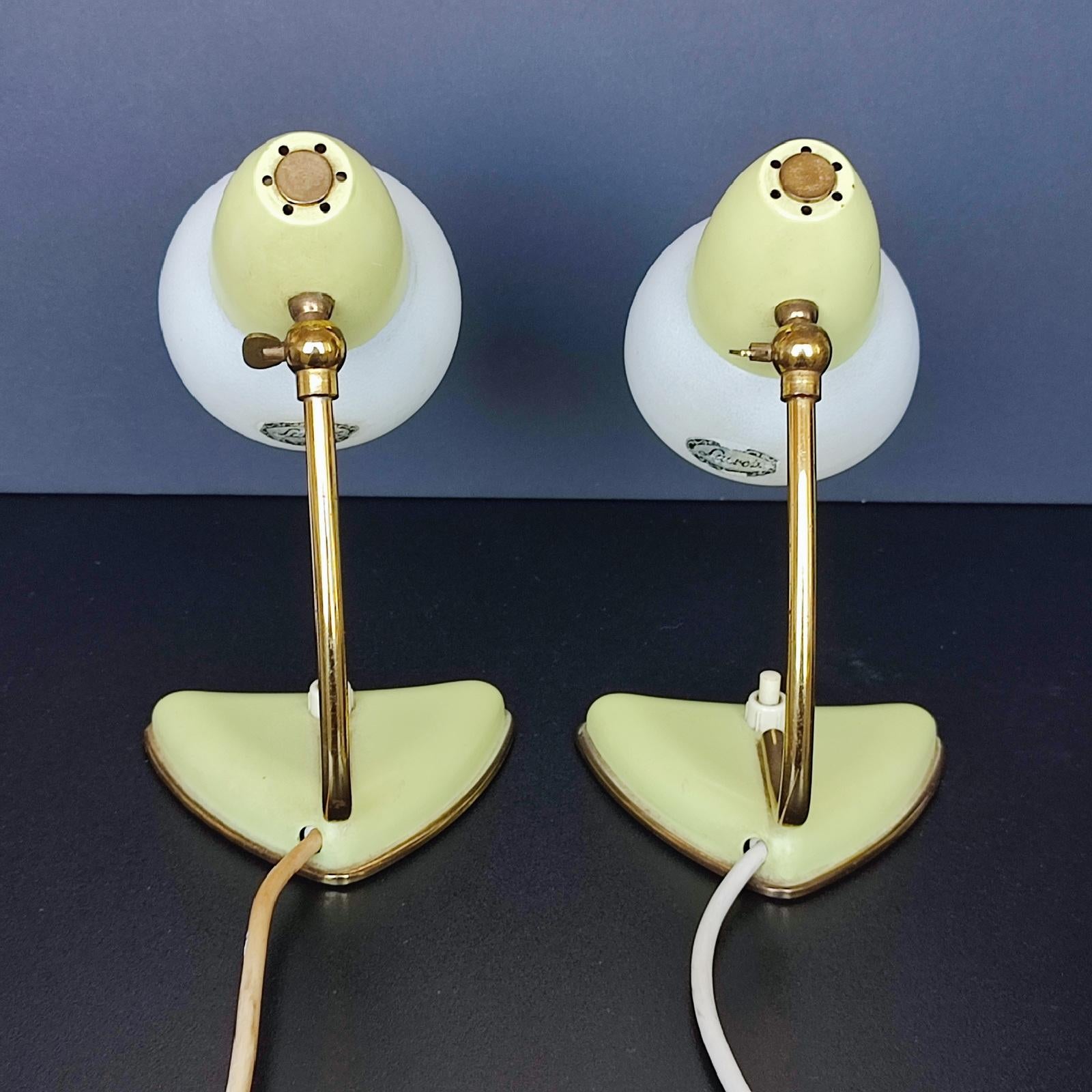 Boris Lacroix Table Lamps or Bedside Lamps, France, 1950s In Good Condition For Sale In Bochum, NRW