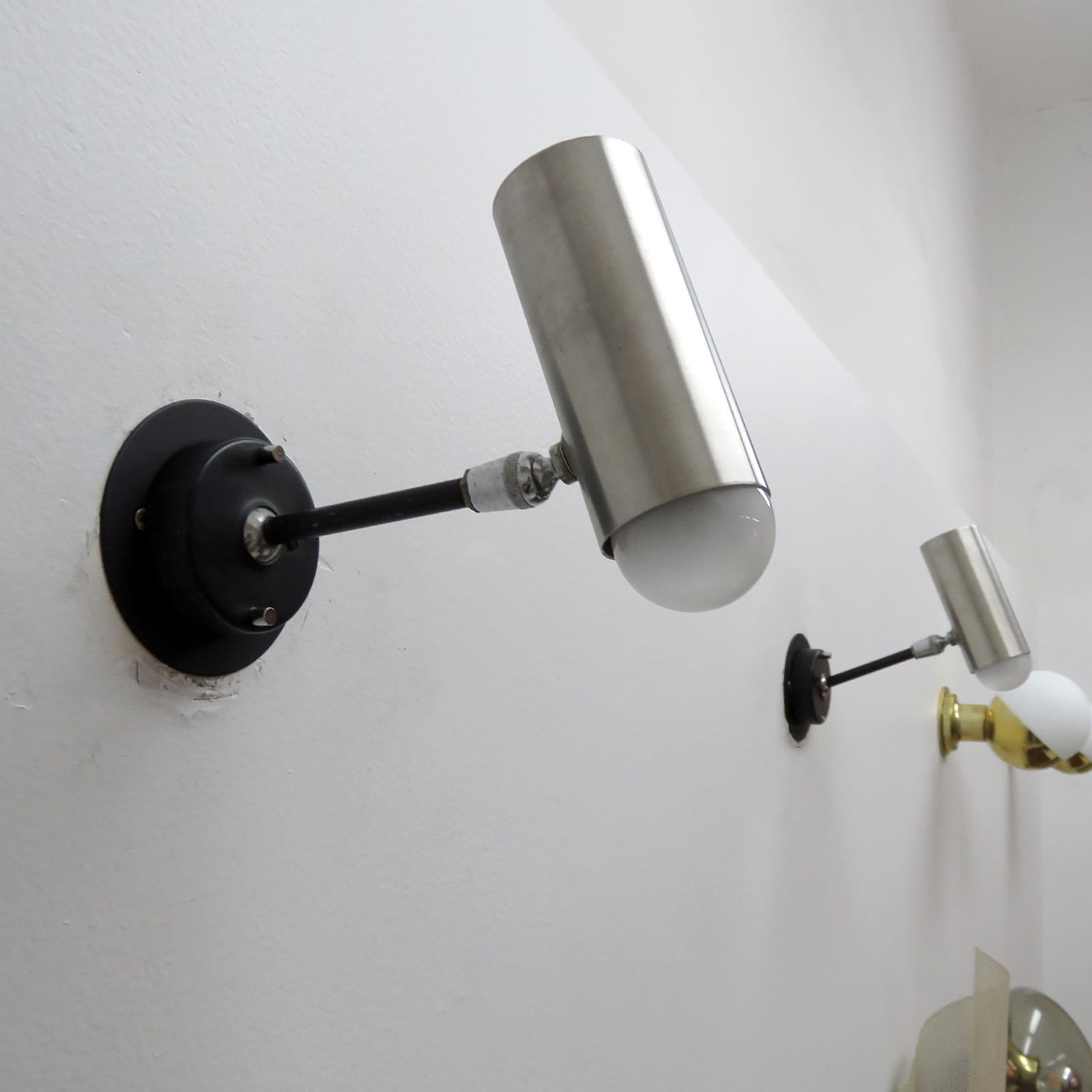 Boris Lacroix Wall Lights, 1960 In Good Condition For Sale In Los Angeles, CA