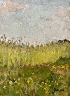 "Campo di Segala" Olio cm. 35 x 25 1967