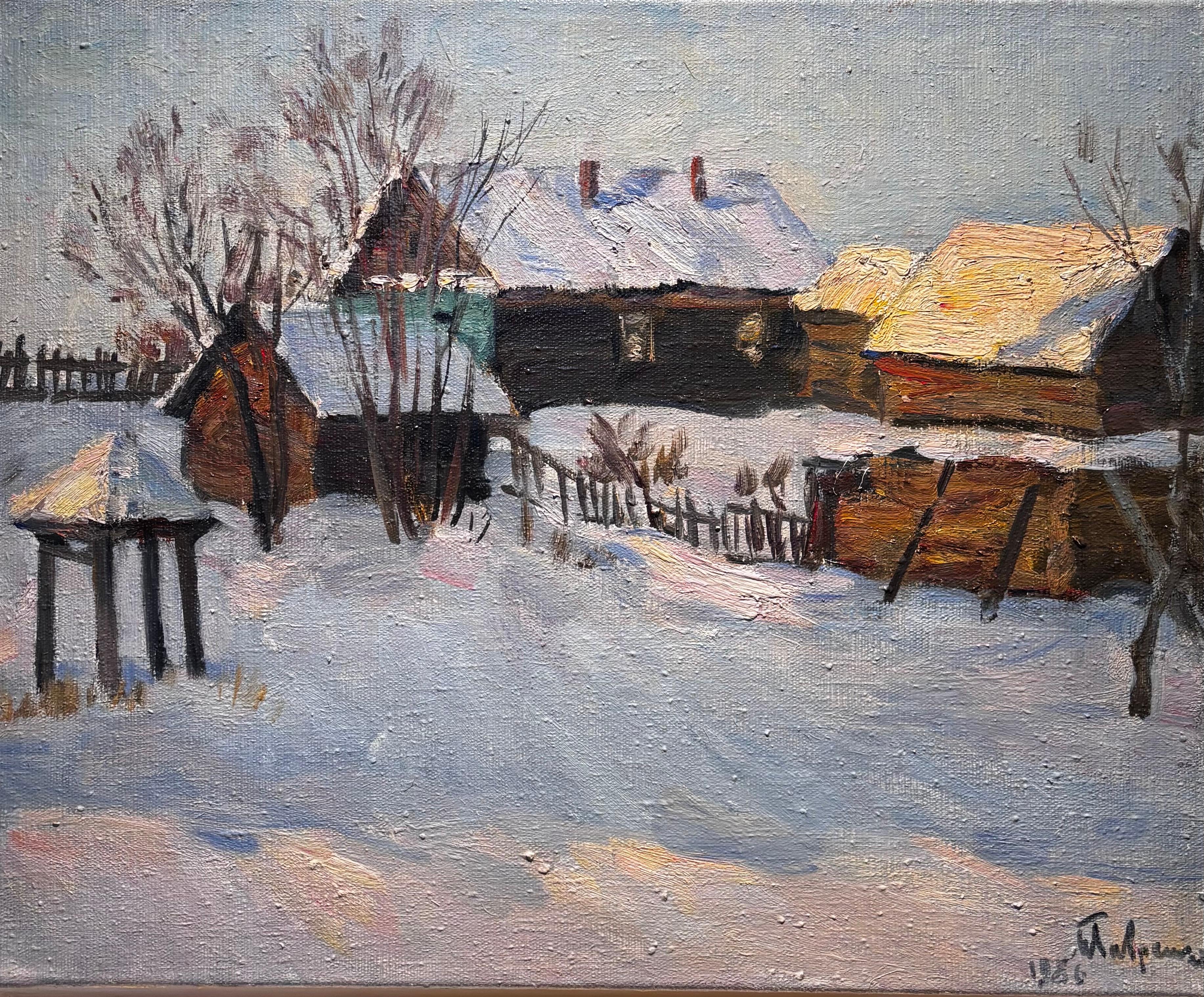 Luce serale  Olio su tela  55 x 45 1985 - Painting de Boris LAVRENKO