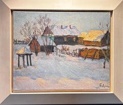Luce serale  Olio su tela  55 x 45 1985