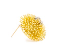 Boris Le Beau 18K Diamond Sea Urchin Brooch