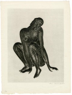 Untitled (Black Woman Crouching) — 1920s Modernism