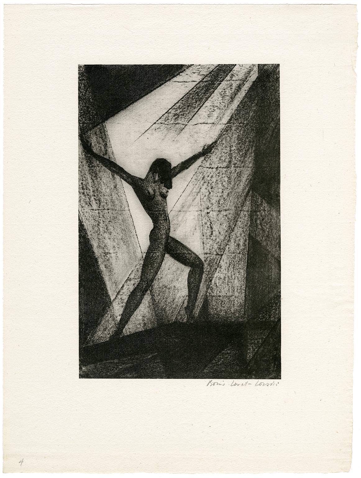 Untitled (Nude in Spotlight) - Print by Boris Lovet-Lorski