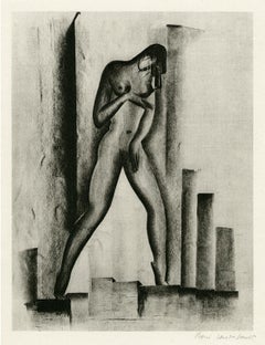 Senza titolo (Nudo con edifici)