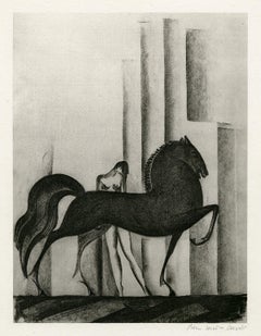 Antique Untitled (Nude with Horse)