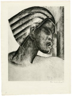 Profile of an African Woman — 1920s Modernism