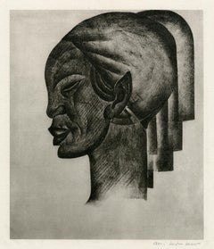 Untitled (Profile of an African Woman)