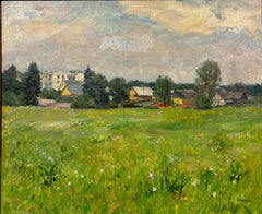 "Paesaggio" Olio su tela cm. 60 x 52  1990
