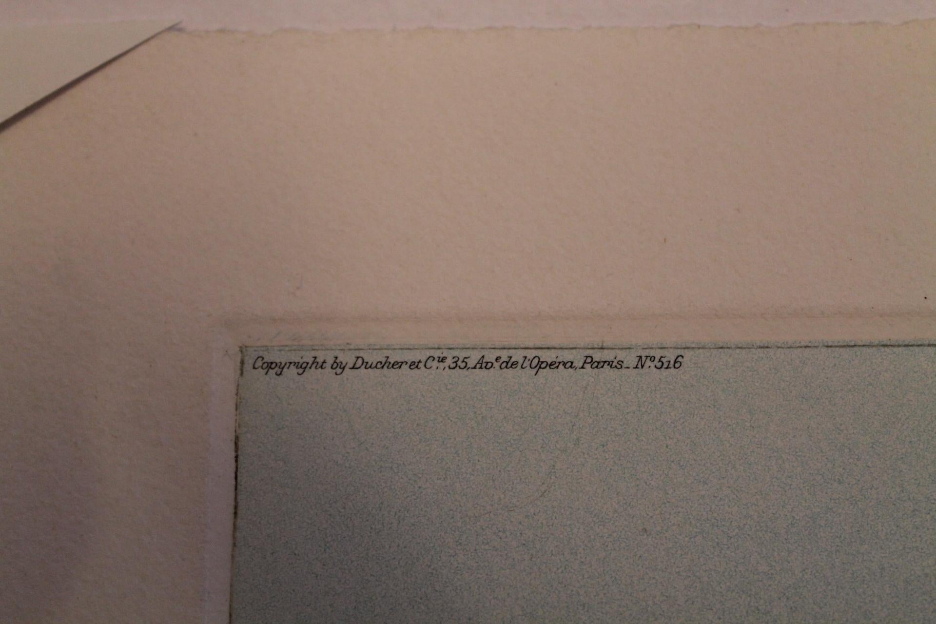Boris O'Klein (1893-1985)  SET (x2) of signed etchings on paper  Wall decor 1