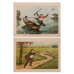 Boris O'Klein (1893-1985)  SET (x2) of signed etchings on paper  Wall decor