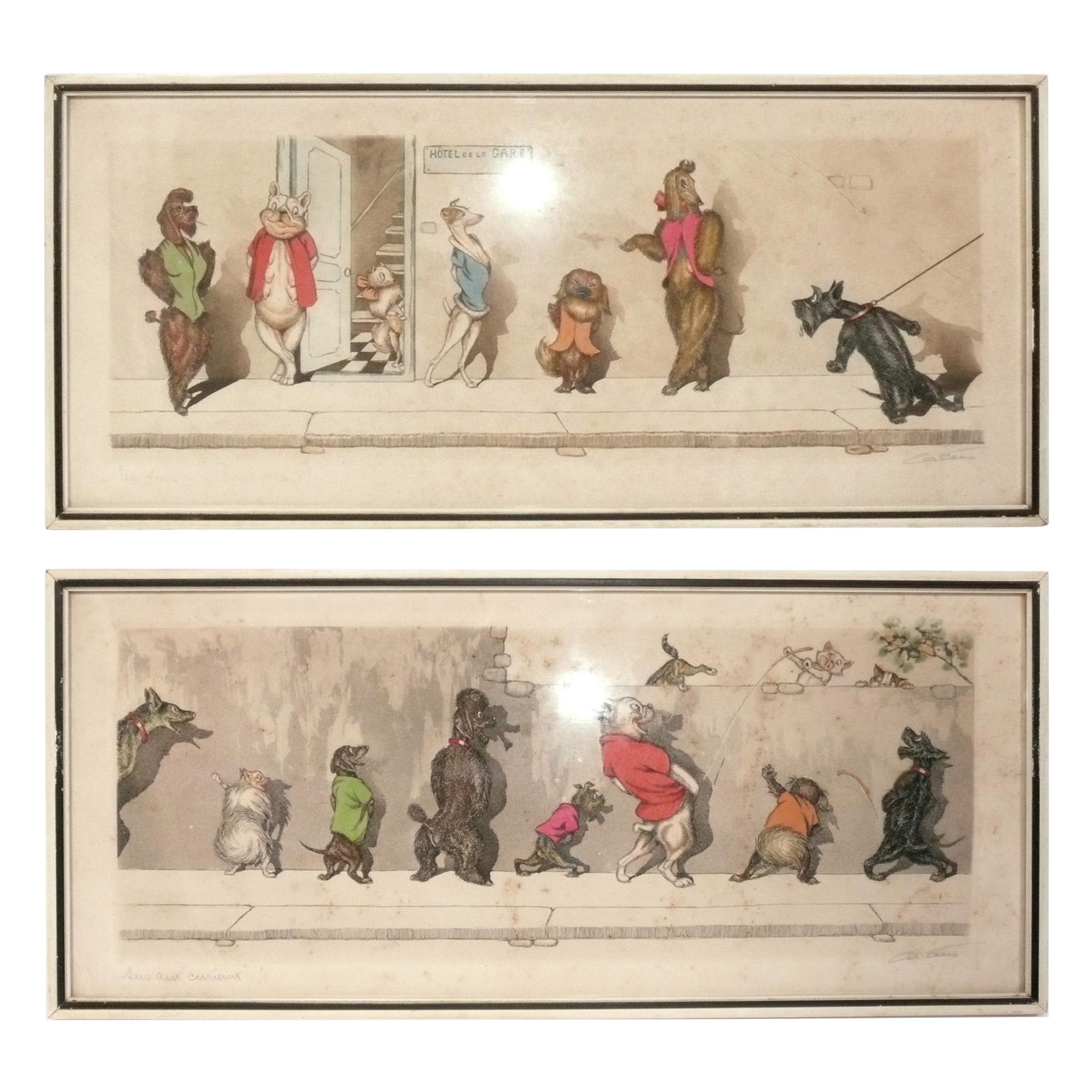 Boris O
Klein Cani di Parigi Acqueforti