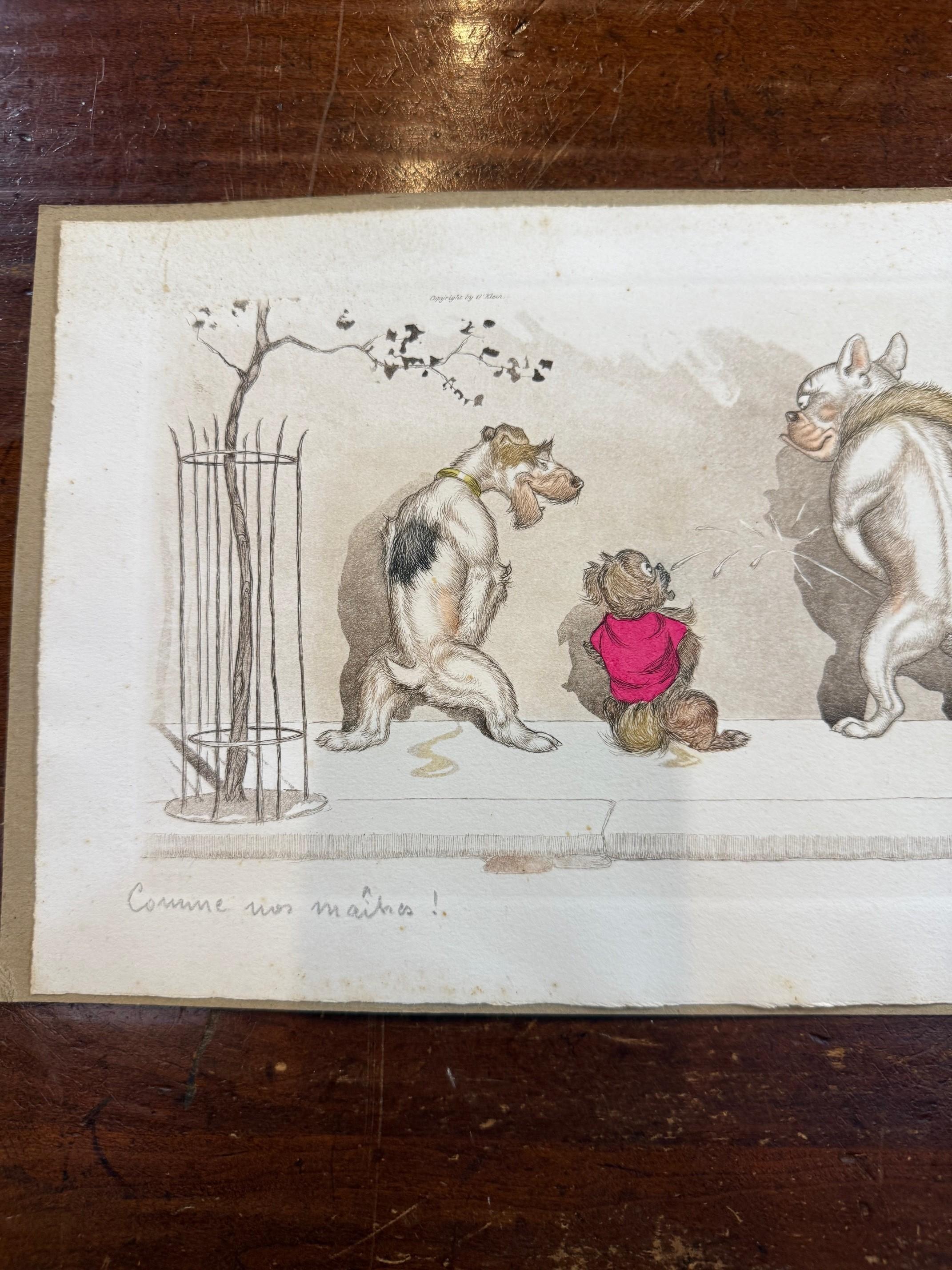 Boris O'Klein Signiert Original Dirty Dogs of Paris 