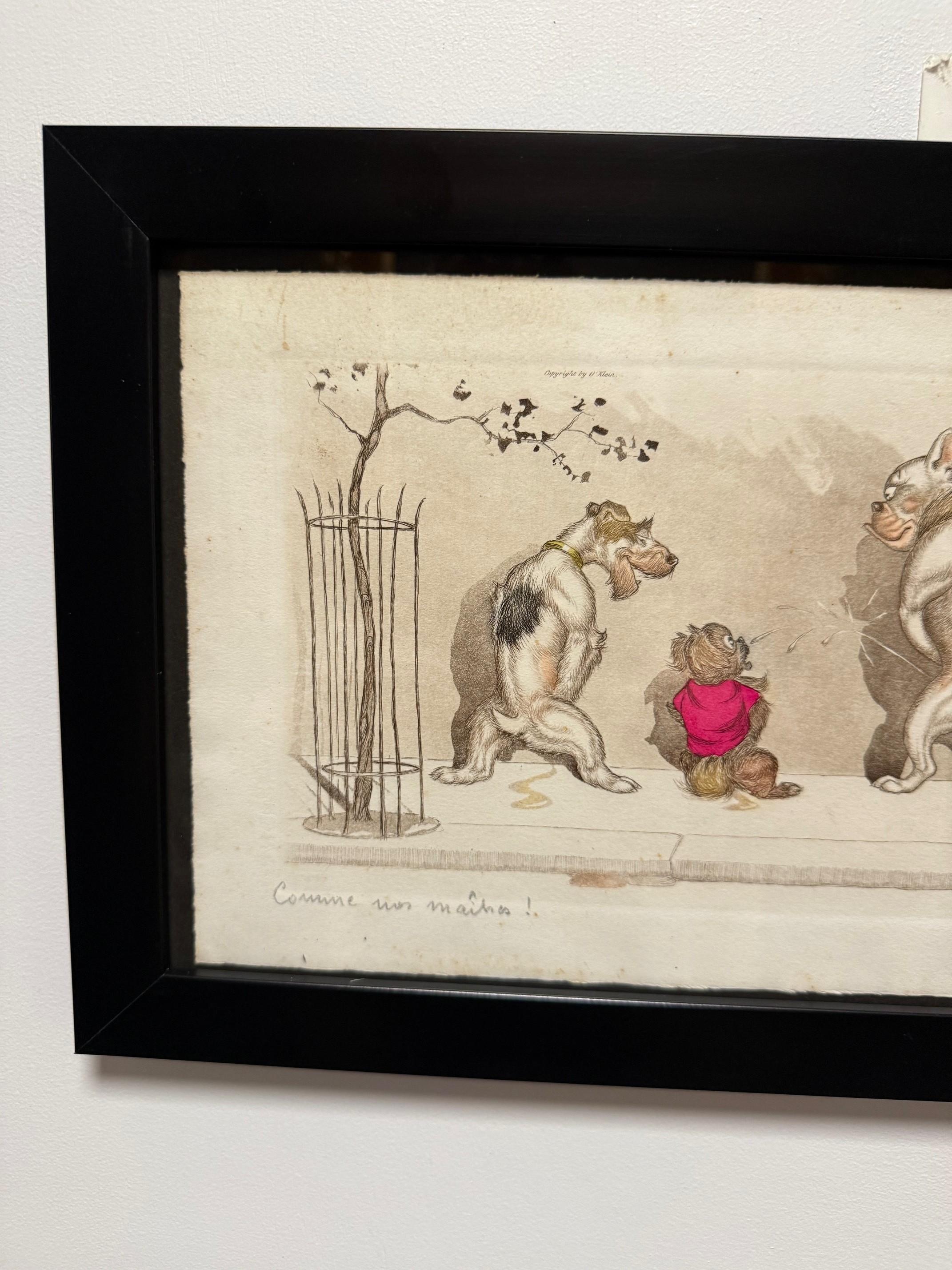 Boris O'Klein Signiert Original Dirty Dogs of Paris 
