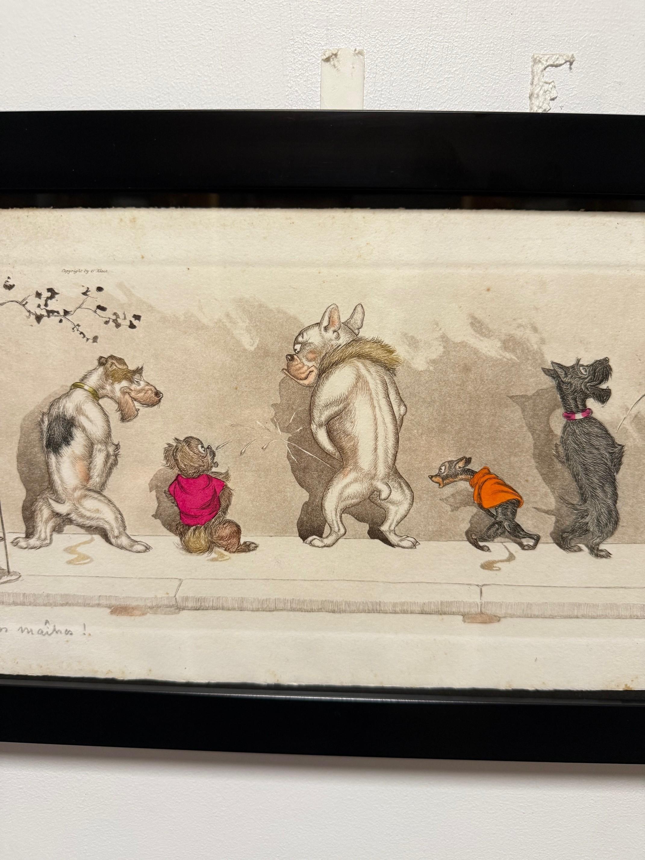 Boris O'Klein Signiert Original Dirty Dogs of Paris 