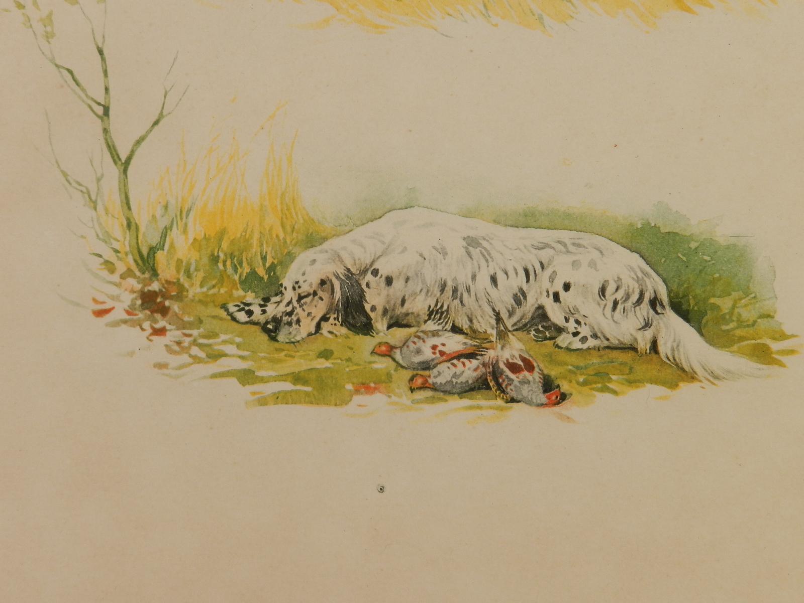 Aquatinta-Radierung von Arbeitshunden, Französische Studie von Boris Riab 1898-1975 im Angebot 4