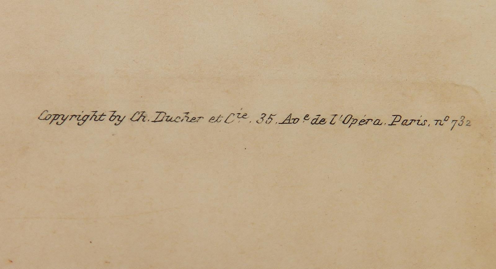 Aquatinta-Radierung von Arbeitshunden, Französische Studie von Boris Riab 1898-1975 im Angebot 5