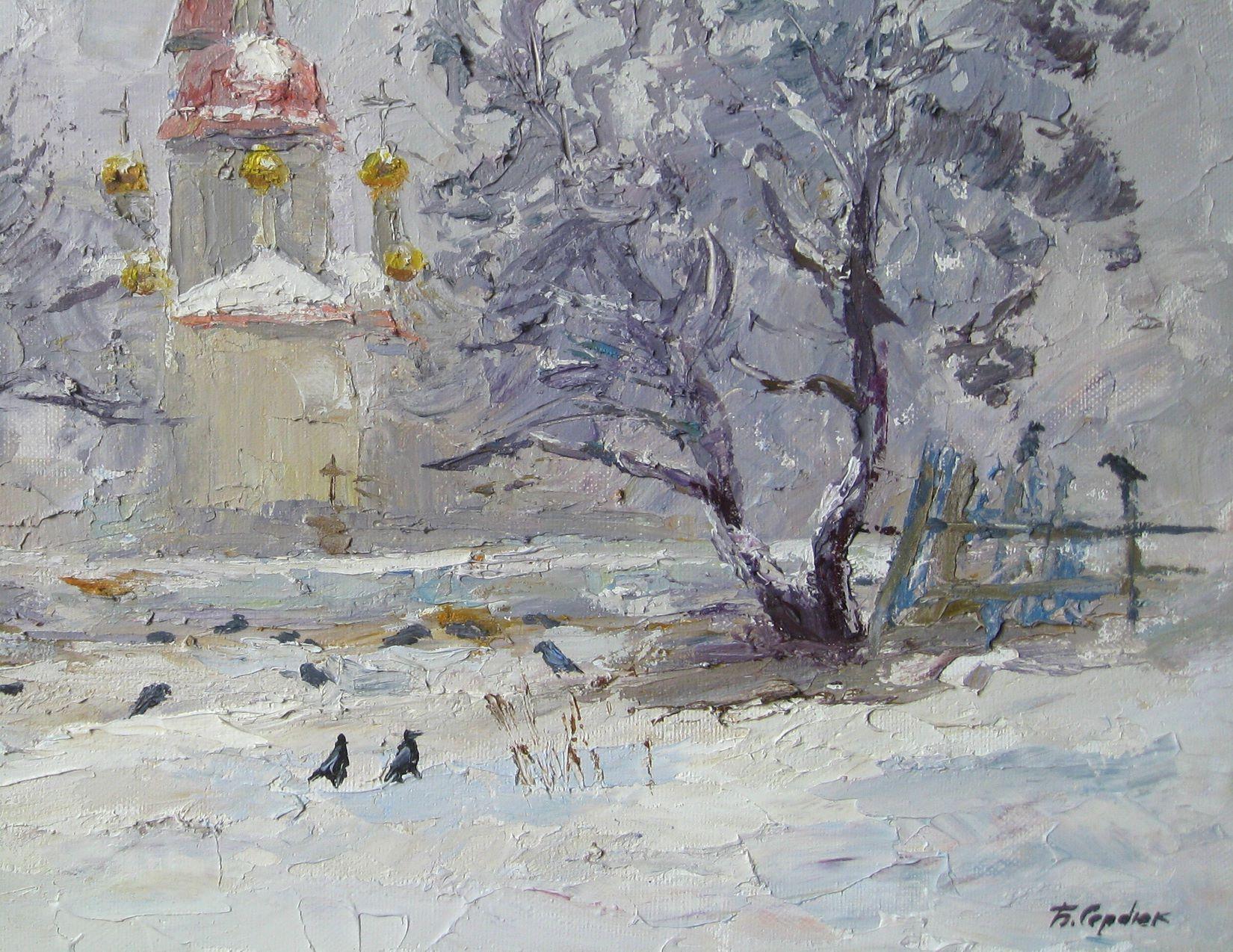Peinture à l'huile originale, prête à être accrochée - Impressionnisme Painting par Boris Serdyuk 
