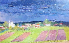 Khmelnytsky region, Impressionism, Original oil Painting, Ready to Hang