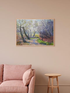 Spring Sketch, landscape, Impressionism, Original oil Painting, Ready to Hang