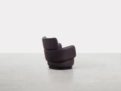 Boris, soft enveloping armchair in fabric, Dainelli Studio for Somaschini, Italy