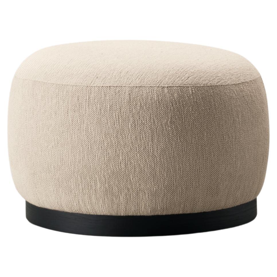 Boris, soft round pouf in fabric, Dainelli Studio for Somaschini, Italy