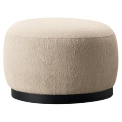 Boris, soft round pouf in fabric, Dainelli Studio for Somaschini, Italy