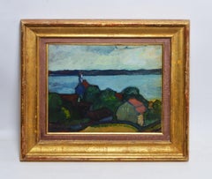 Fauvist Coastal view by Boris Solotareff